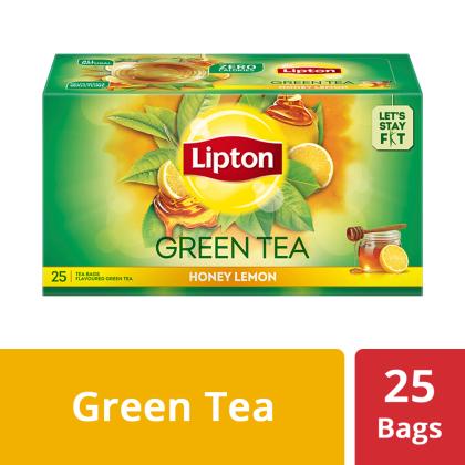Lipton Honey Lemon Green Tea Bags 25 pcs