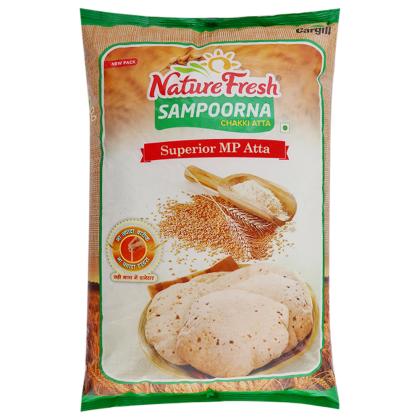 Nature Fresh Sampoorna Chakki Whole Wheat Atta
