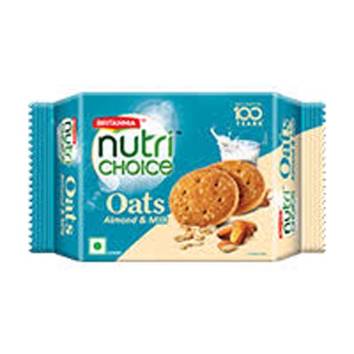 Britannia Biscuit Nutri Choice Oats almond and milk