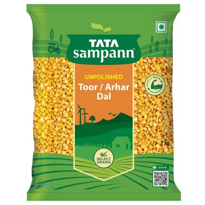 Tata Sampann High Protein Unpolished Tur / Arhar Dal